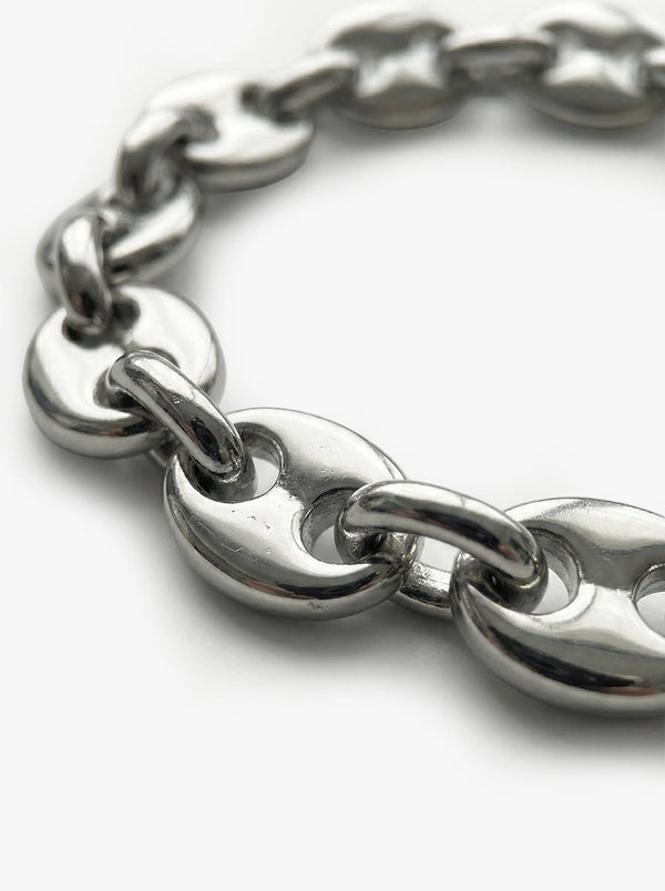 Mariner Zincir Gümüş Renk Bileklik - Detay