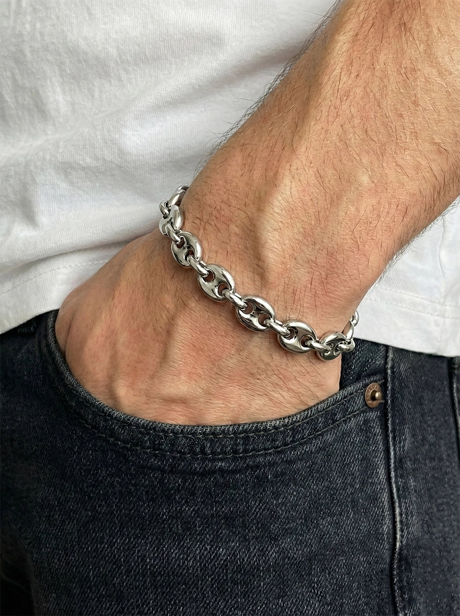 Mariner Zincir Gümüş Renk Bileklik